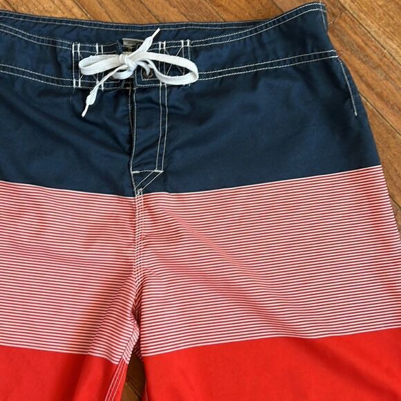 Men’s 36 Hang Ten Americana USA Fourth of July Labor Day Swim Surf Trunks - Picture 3 of 10